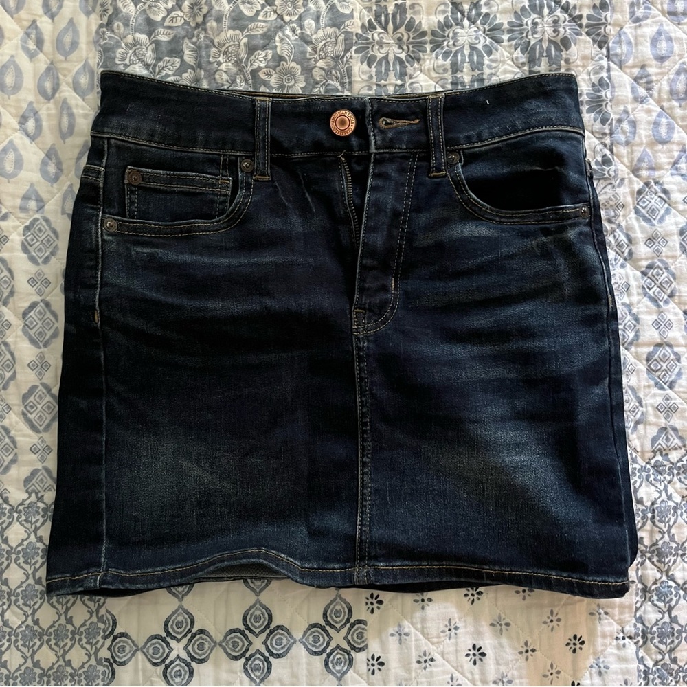 American Eagle Denim Mini Skirt